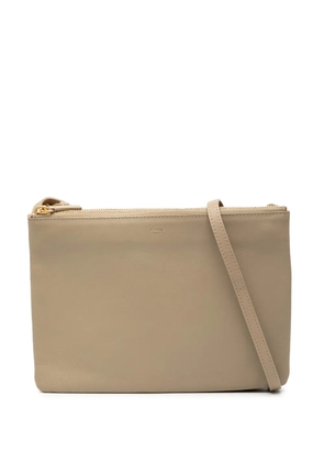 Celine Pre-Owned 2014 Large Lambskin Trio crossbody bag - Brown