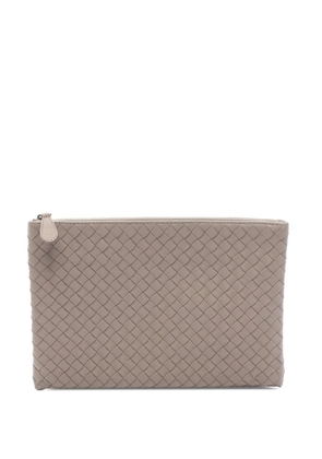 Bottega Veneta Pre-Owned 2012-2026 Nappa Intrecciato Business clutch bag - Brown