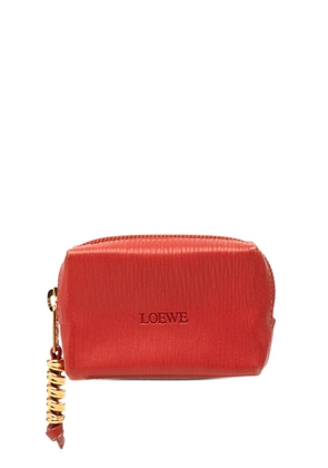 Loewe Pre-Owned 2000-2026 Leather Velazquez Twist coin pouch - Red