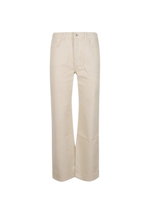 Patrizia Pepe high-waisted straight-leg jeans - Neutrals