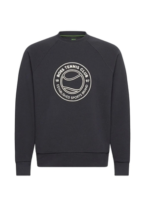 BOSS Salbo tennis club graphic sweatshirt - Blue