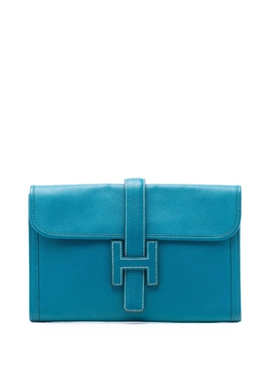Hermès Pre-Owned 2013 Epsom Jige 29 clutch bag - Blue