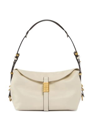 PINKO logo-detail leather shoulder bag - Neutrals