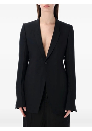 Rick Owens button-fastening V-neck blazer - Black