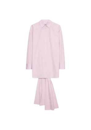 MSGM asymmetric shirt dress - Pink