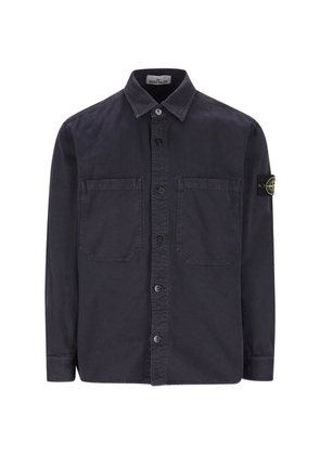 Stone Island chest-pocket overshirt - Blue