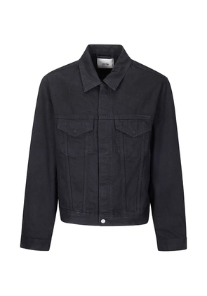 Arte Antwerp logo-detail denim jacket - Black