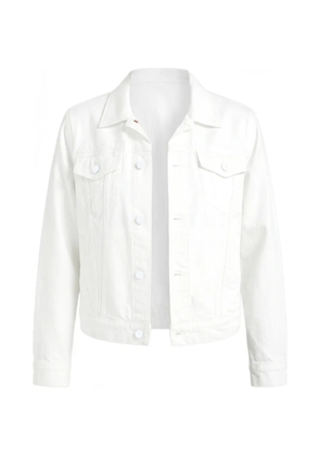MOTHER The Bruiser denim jacket - White