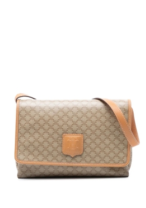 Celine Pre-Owned 2011 Macadam Coated Canvas crossbody bag - Brown