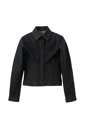 Jacquemus buttoned cotton jacket - Blue