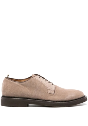 Officine Creative Hopkins suede derby shoes - Neutrals