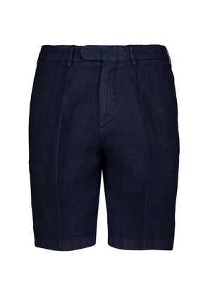 Boglioli belt loops shorts - Blue