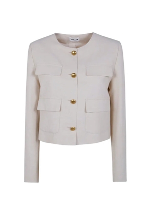 P.A.R.O.S.H. button-pocket jacket - Neutrals