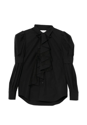 Noir Kei Ninomiya ruffled shirt - Black