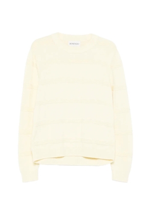 BOMPARD round-neck long-sleeve jumper - Yellow
