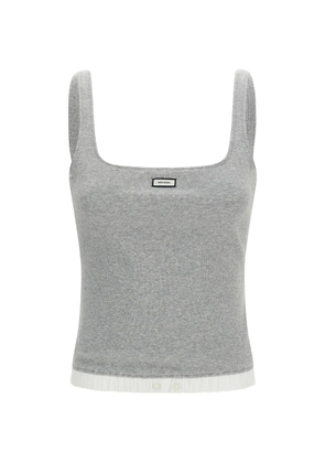 ENTIRE STUDIOS ribbed tank top - Grey
