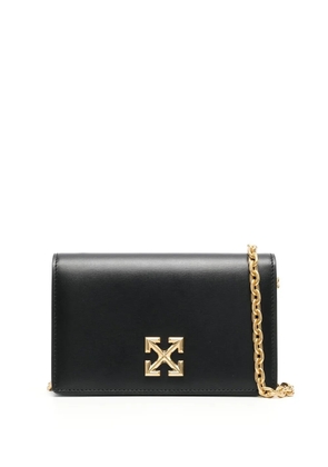 Off-White Jitney 0.5 leather shoulder bag - Black