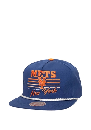 Mitchell & Ness embroidered deadstock snapback cap - Blue