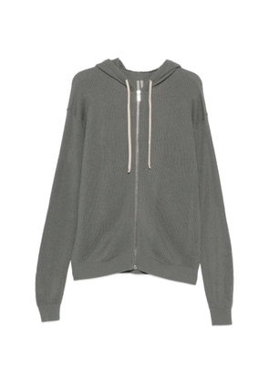 Rick Owens hooded zip-up cardigan - Green