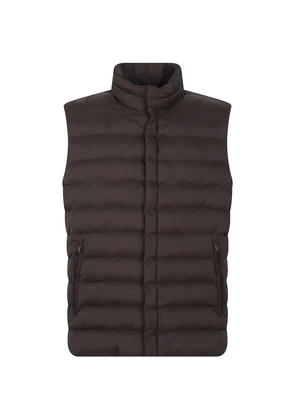 Herno zip-up padded gilet - Brown