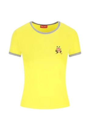 Diesel crew-neck graphic T-shirt - Yellow