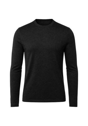 PATRICK ASSARAF long-sleeve round-neck sweater - Black