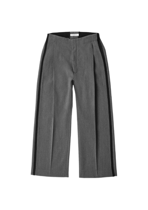 Applied Art Forms stripe pleated trousers - Grey