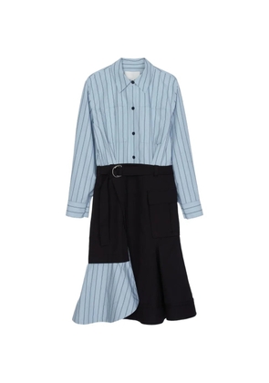 3.1 Phillip Lim striped belted dress - Blue