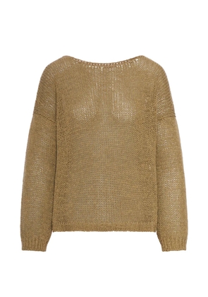 Roberto Collina open-knit sweater - Neutrals
