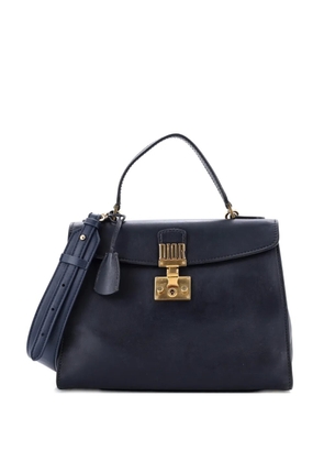 Christian Dior Pre-Owned Dioraddict Top Handle Bag Leather Medium satchel - Blue