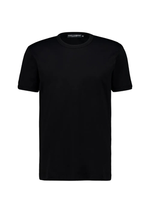 Dolce & Gabbana short-sleeve cotton T-shirt - Black