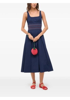 STAUD Rig midi dress - Blue