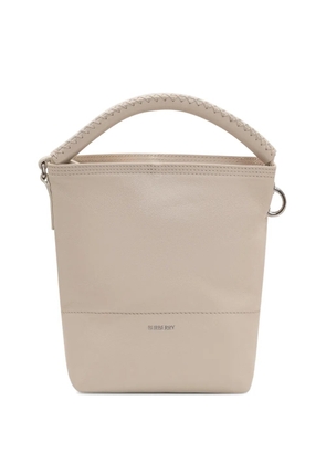 Burberry stitched-detail bucket bag - Neutrals
