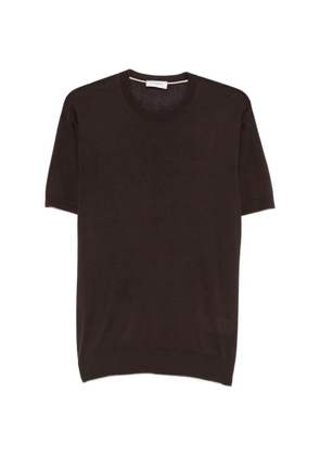 Paolo Pecora crew-neck short-sleeves T-shirt - Brown