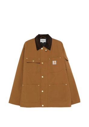 Carhartt WIP Clapton corduroy-collar pocket jacket - Brown
