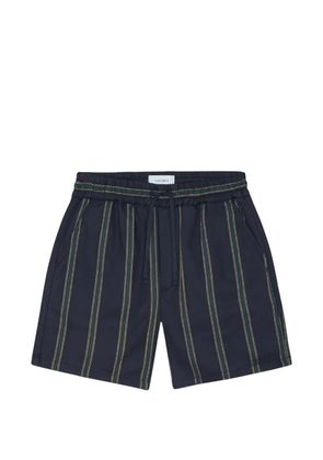 Les Deux Lawson striped drawstring shorts - Blue