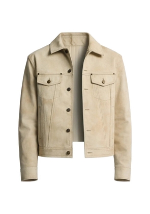 DSQUARED2 buttoned leather jacket - Neutrals