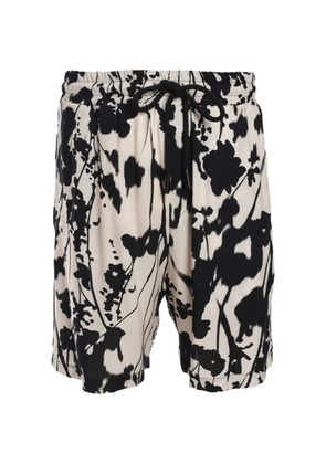 Gaelle floral-print bermuda shorts - Neutrals