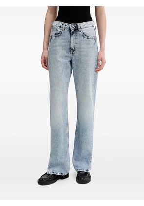 Karl Lagerfeld Jeans slit-detail jeans - Blue
