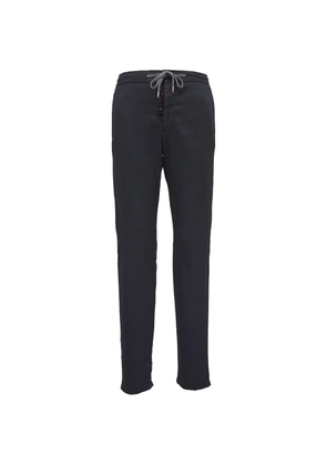 Marco Pescarolo zip casual trousers - Blue