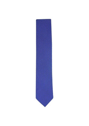 Eton patterned tie - Blue