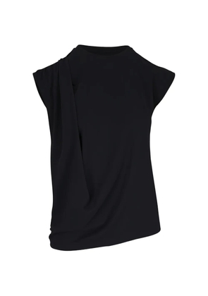 Vince draped knit vest - Black