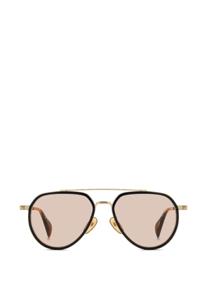 Eyewear by David Beckham pilot-frame sunglasses - Gold