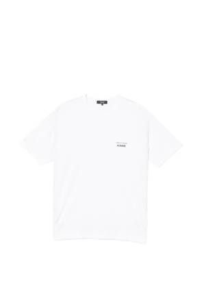 Comme des Garçons Homme logo-print T-shirt - White