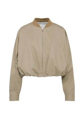 Tela zip-fastening bomber jacket - Neutrals
