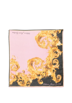 Versace Jeans Couture printed scarf - Pink