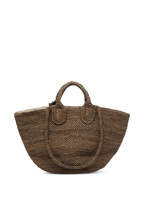 IBELIV Soma magnetic-closure tote bag - Brown