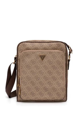 GUESS USA Vezzola Smart 4G cross body bag - Brown