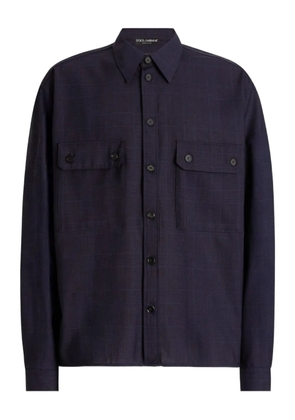 Dolce & Gabbana Glen plaid shirt - Blue