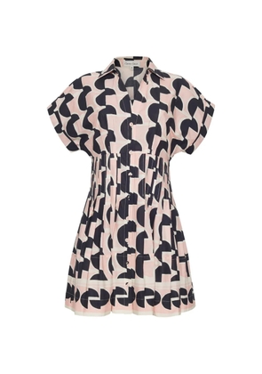 Cara Cara Nash geometric-print mini dress - Pink